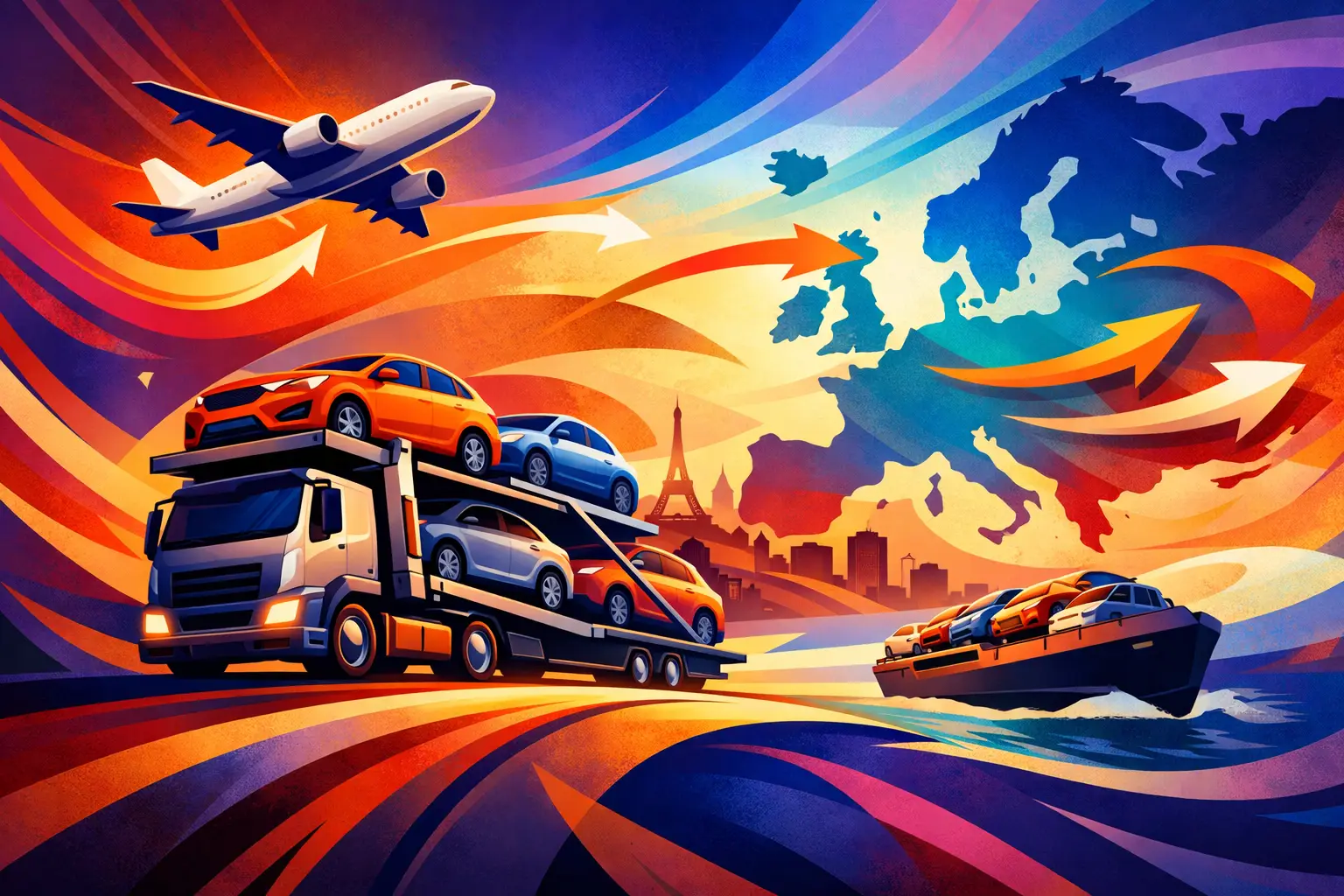 International Car Delivery Across Europe Safely